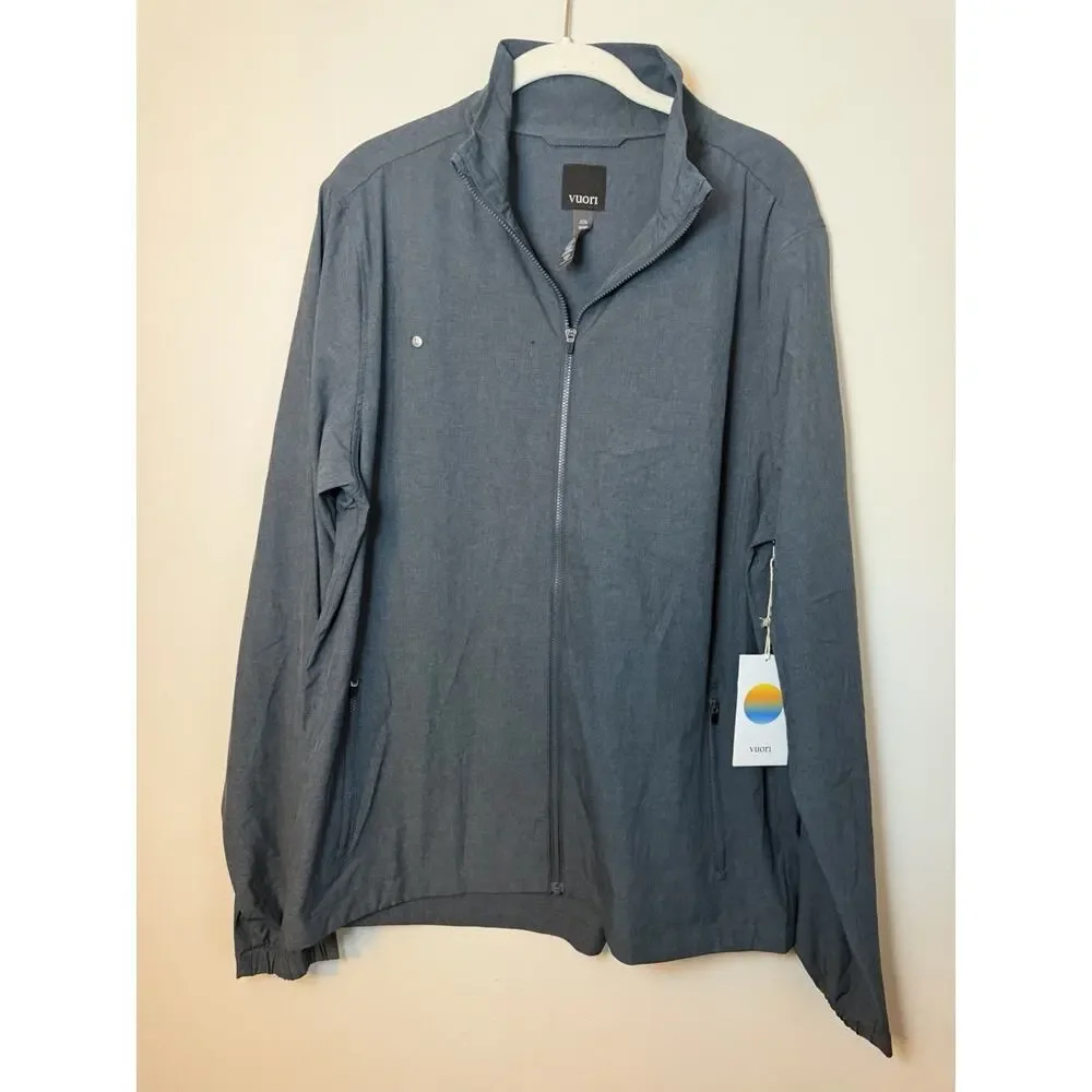 Vuori Track Jacket Navy blue Mens Sz L NWT $98